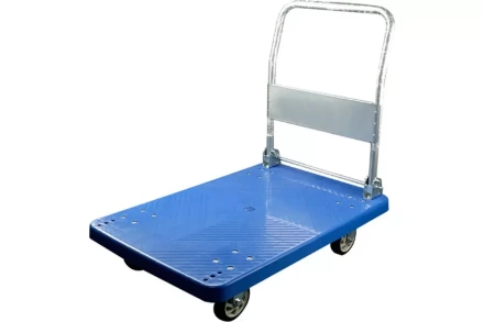 Тележка платформенная пластиковая 170 кг TOR PH170P (720х460) со складной ручкой (резина 100 мм) 1042363 купить в Нягани