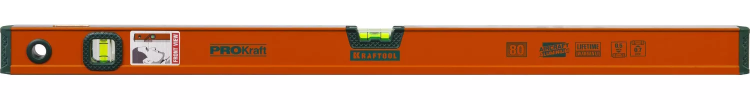 Уровень KRAFTOOL алюминиевый, 2 глазка, 80см 34721-080_z01 купить в Нягани