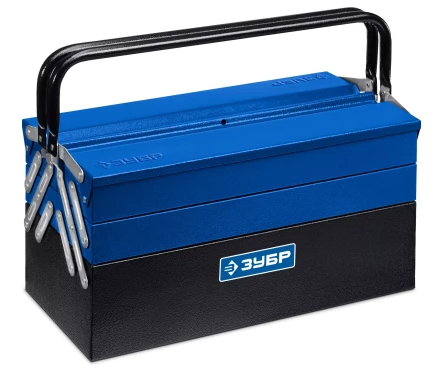 ЗУБР ЯРУС-5/19, 470 х 210 х 225 мм, (19), Металлический раздвижной ящик для инструментов, Профессионал (38356-19) купить в Нягани