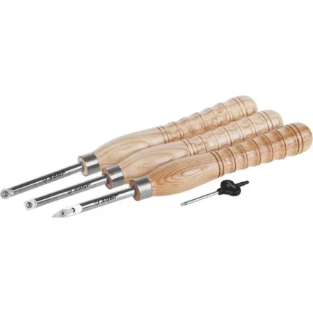 Набор ЗУБР &quot;ЭКСПЕРТ&quot;: Токарные резцы по дереву,&quot;Ромб&quot;,&quot;Квадрат&quot;,&quot;Круг&quot;,твердосплав наконеч из карбида W, 100*340мм, 3шт 18371-H3 купить в Нягани