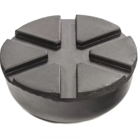 Резиновая опора для подкатного домкрата универсальная D=89 mm d=60 mm H=35 mm MATRIX 50910 купить в Нягани