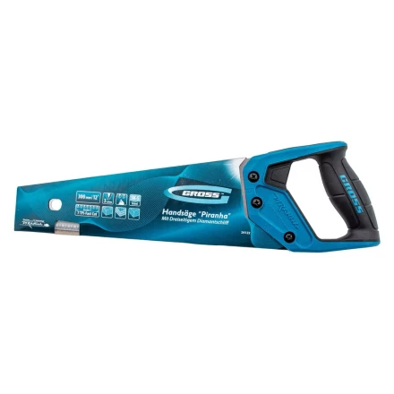 Ножовка по дереву &quot;PIRANHA&quot;, 300 мм, 7 TPI, 3D-зуб, двухкомпонентная рукоятка Gross 24122 купить в Нягани