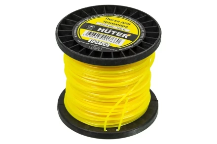 Леска Huter S24100 для триммера, 2.4 мм, звезда 71/2/4 купить в Нягани