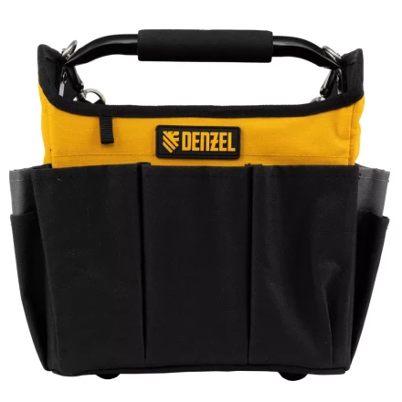 Переноска для инструмента, 260х240х300 мм, 22 кармана, наплечный ремень// Denzel 90294 купить в Нягани