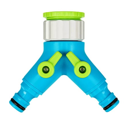 Разветвитель двухканальный Palisad Luxe 65774 с внутренней резьбой 3/4-1, с переключателем купить в Нягани