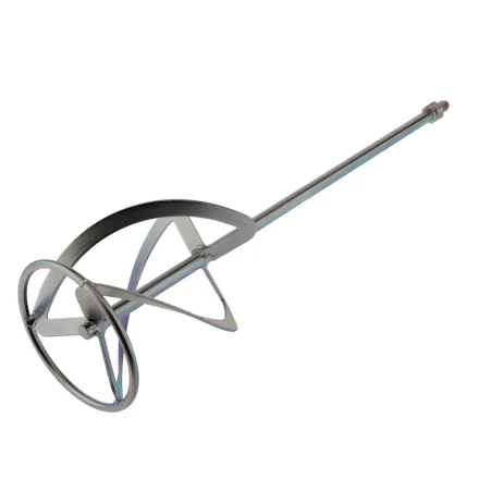 Насадка для миксера Сибртех, для тяжелых растворов, 140 х 590 мм, оцинкованная, хвостовик резьба М14, 848957 купить в Нягани