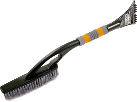 Щетка-сметка для снега со скребком автомобильная 600 мм / STELS 55297 купить в Нягани