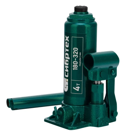 Домкрат гидравлический бутылочный Сибртех 50802, 4 т, 180-320 мм купить в Нягани