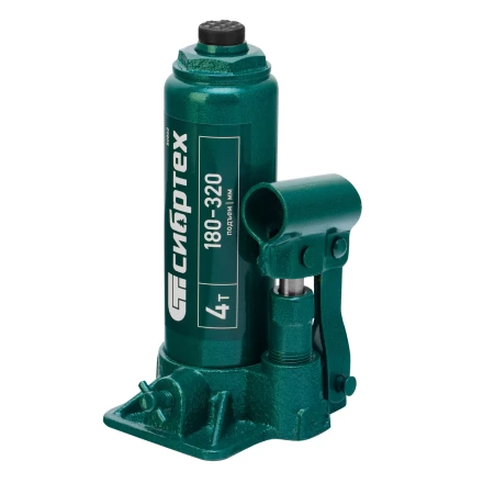 Домкрат гидравлический бутылочный Сибртех 50802, 4 т, 180-320 мм купить в Нягани