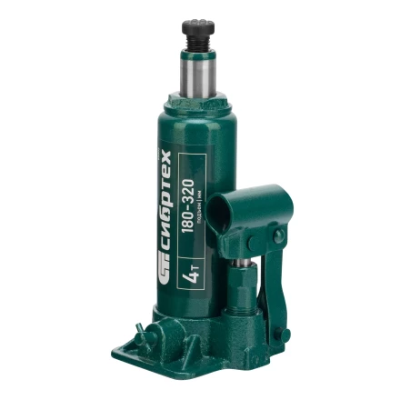 Домкрат гидравлический бутылочный Сибртех 50802, 4 т, 180-320 мм купить в Нягани