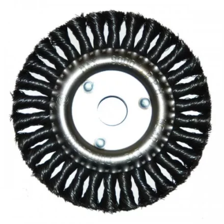 Щетка для УШМ Ф22,2/150 мм дисковая сталь витая Энкор 51585 купить в Нягани