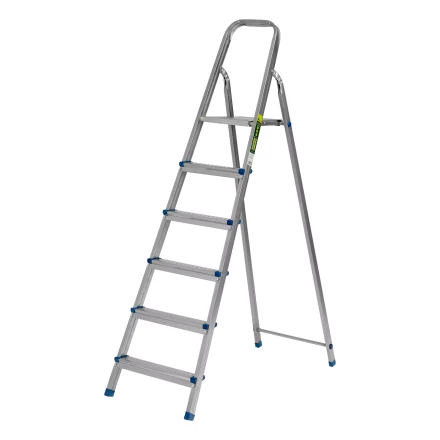 Стремянка Сибртех 97838, 6 ступеней, стальная, оцинкованная купить в Нягани