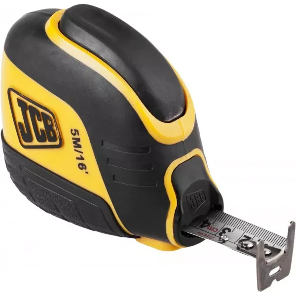 Рулетка JCB, автостоп, двусторонняя шкала, двухкомпонентный корпус, 5м JMS003 купить в Нягани