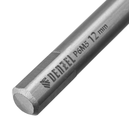 Сверло спиральное по металлу Denzel 12 x 205 мм, Р6М5, Golden Tip, удлиненное 718265 купить в Нягани