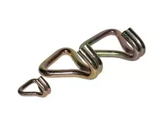 Крюки J-образные двойные для стяжных ремней р-н 10 тонн лента 75 мм сталь купить в Нягани