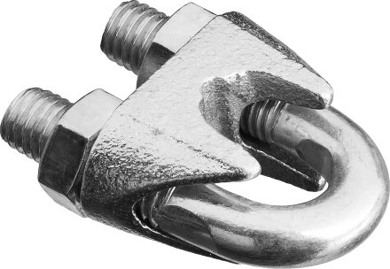 Зажим троса DIN 741, оцинкованный, 19мм, 8 шт, STAYER Master 30535-19 30535-19 купить в Нягани