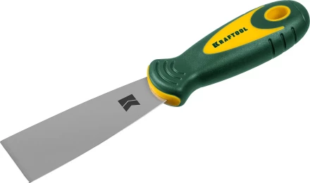 Шпательная лопатка KRAFTOOL с 2-компонент ручк, профилиров нержав полотно 10035-040 купить в Нягани