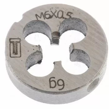 Плашка М6 х 0,5 мм  СИБРТЕХ 77015 купить в Нягани