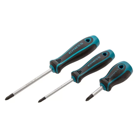 Набор инструментов 115 предметов, 120 зубьев, CrV, 1/4&quot;, 1/2&quot; Gross 14152 купить в Нягани