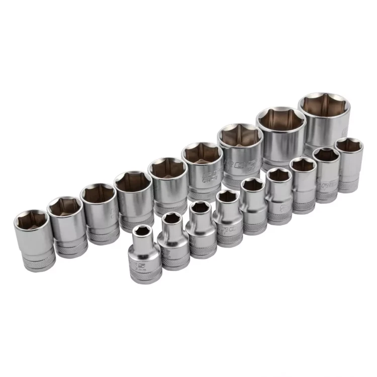 Набор инструментов 115 предметов, 120 зубьев, CrV, 1/4", 1/2" Gross 14152 купить в Нягани