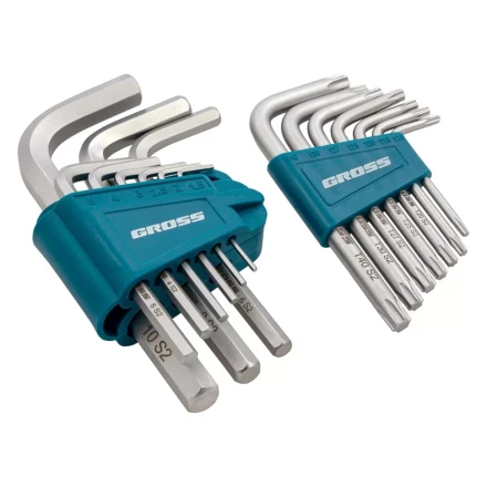 Набор инструментов 115 предметов, 120 зубьев, CrV, 1/4&quot;, 1/2&quot; Gross 14152 купить в Нягани