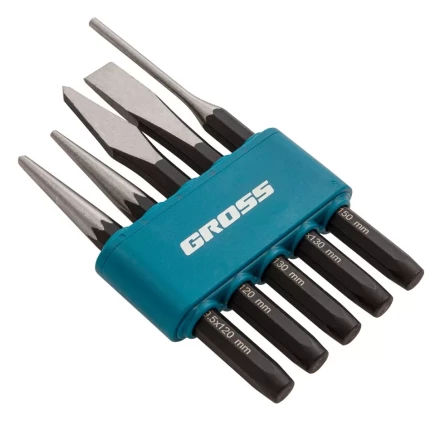 Набор инструментов 115 предметов, 120 зубьев, CrV, 1/4&quot;, 1/2&quot; Gross 14152 купить в Нягани