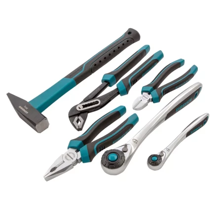 Набор инструментов 115 предметов, 120 зубьев, CrV, 1/4&quot;, 1/2&quot; Gross 14152 купить в Нягани