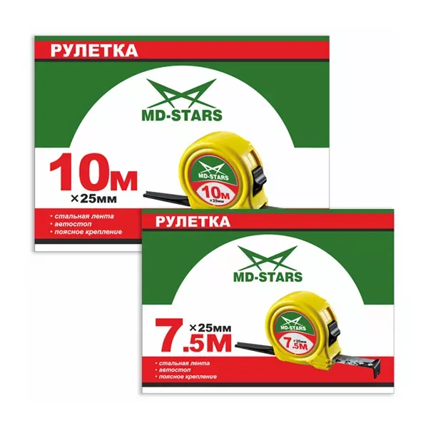 Рулетка измерительная MD-STARS 67-7525 купить в Нягани