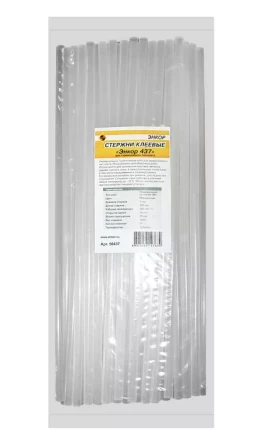 Стержень клеевой 7х300мм ЭНКОР 437 80 шт 50437 купить в Нягани