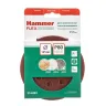 Круг шлиф. самосцепляющийся HAMMER 125мм P80 8отв. купить в Нягани