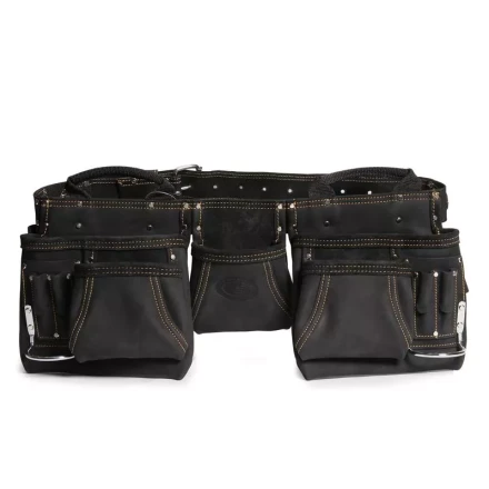 Сумка-пояс монтажника кожаная СК-12 премиум-серия «DEAD BULL» КВТ купить в Нягани