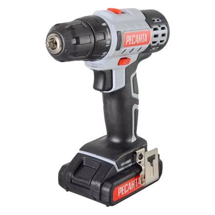 Дрель-шуруповерт аккумуляторная Ресанта ДА-50Л2-18А 75/14/9 купить в Нягани