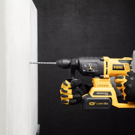 Бур по бетону Denzel, 8 x 160 мм, двойная спираль, три пылеотводящие кромки, 705012 купить в Нягани