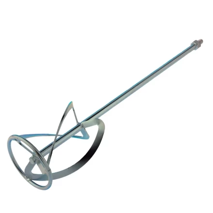 Насадка для миксера Сибртех 848977, для легких растворов, 120 х 590 мм, оцинкованная, хвостовик резьба М14 купить в Нягани