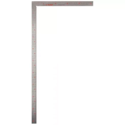 Угольник ЗУБР &quot;ЭКСПЕРТ&quot; столярный нерж. сталь, шкала: шаг 1 мм, гравированная, 500 х 250 мм 34350-50 купить в Нягани