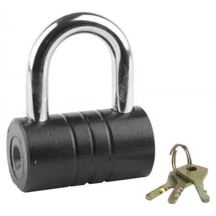 Замок ЗУБР &quot;МАСТЕР&quot; навесной, повышенной защищенности, дисковый механизм секрета, ключ 7 &quot;пинов&quot;, 82 x 46 мм 3720-21_z01 купить в Нягани