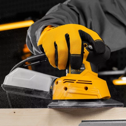 Треугольник абразивный на ворc. подложке под &quot;липучку&quot;, перф., P 150, 150х150х100 мм, 5 шт. Denzel 738637 купить в Нягани