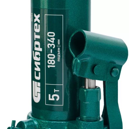 Домкрат гидравлический бутылочный Сибртех 50803, 5 т, 180-340 мм купить в Нягани