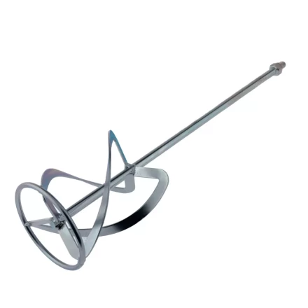 Насадка для миксера, для легких растворов, 140 х 590 мм, оцинкованная, хвостовик резьба М14 Сибртех 848987 купить в Нягани