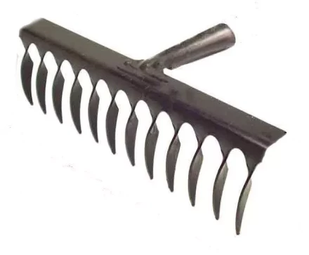 Грабли 12-зубые 320 мм без черенка витые  СИБРТЕХ Россия 61740 купить в Нягани