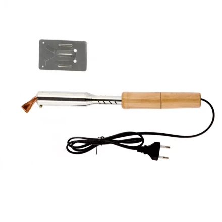 Паяльник электрика с ручкой из дерева 100 Вт 220 В Sparta 913104 купить в Нягани