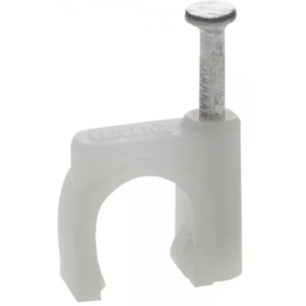 ЗУБР &quot;МАСТЕР&quot;. Скоба-держатель для круглого кабеля, с оцинкованным гвоздем, 9 мм, 40 шт 45111-09 купить в Нягани