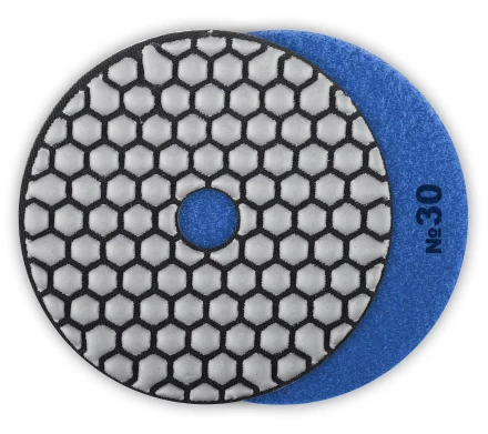 ЗУБР 100 мм, №30, сухое шлифование, алмазный гибкий шлифовальный круг АГШК, Профессионал (29868-030) купить в Нягани