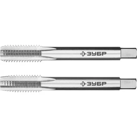 Метчики ЗУБР &quot;ЭКСПЕРТ&quot; машинно-ручные, комплектные для нарезания метрической резьбы в сквозных отверстиях, М10х1,5, 2шт 4-28007-10-1.5-H2 купить в Нягани