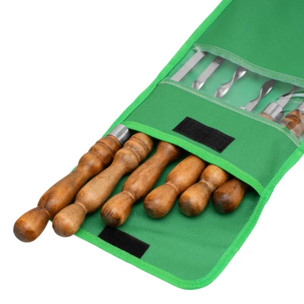 Набор шампуров плоских, 650 мм, с деревянной рукояткой, в чехле, 6 шт., Camping// Palisad 69753 купить в Нягани