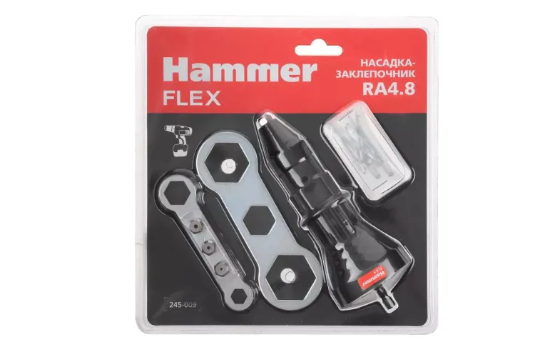 Насадка заклепочник на шуруповерт HAMMER RA4.8 купить в Нягани