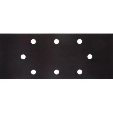 Лист шлиф. универсал. URAGAN &quot;Оптимален для твердых пород дерева&quot; 8 отверстий по линии, для ПШМ, P320, 93х230мм, 50шт 907-22102-320-50 купить в Нягани