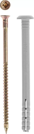 Дюбель-гвоздь ЗУБР &quot;МАСТЕР&quot; полипропиленовый, грибовидный бортик, 6 x 80 мм, 950 шт 4-301350-06-080 купить в Нягани