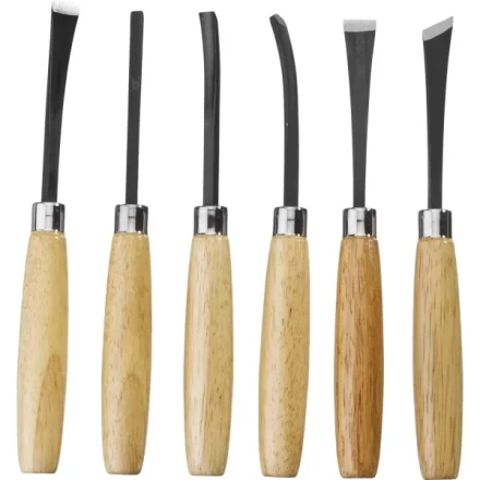 Набор STAYER: Резцы фигурные, с деревянной ручкой, 6шт 1832-H6 купить в Нягани