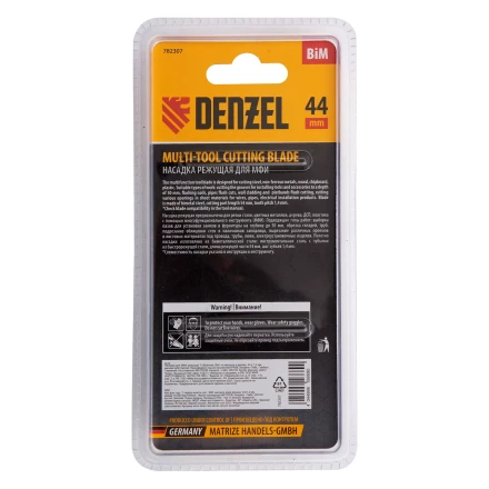 Насадка для МФИ режущая Т-образная, BiM, по металлу, дереву, пластику, 44 x 1.4 мм, мелкий зуб Denzel 782307 купить в Нягани